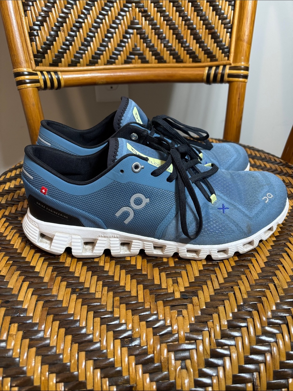 On Cloud X 3 Pewter/White Sneakers Men’s 9